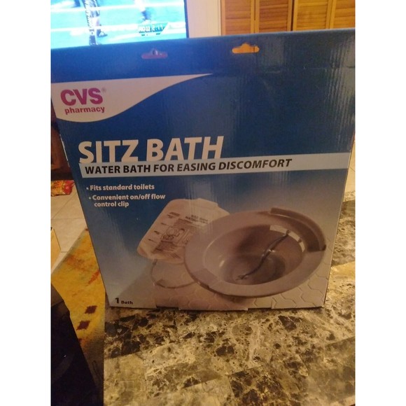 Medical Sitz Bath With On/Off Flow Control Clip & Solution Bag CVS Health - Picture 2 of 2